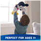 GUND Disney Official Mickey Mouse Classic Plush, Mickey and Friends, Deluxe Collector Stuffed Animal for Ages 1 and Up, Black/White, 14”