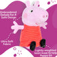 Kids Preferred Peppa Pig 12" Plush, Babies 0 Months and Up, Super Soft, Beans in Bum, Embroidered Details, Ideal for Baby Shower and Expecting Parents