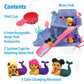 MindWare Mermaid Color Splash Water Park Bathtub Playset - Interactive Bath Toys with Color Changing Mermaid Doll Figures - Gift for 3 Year Olds
