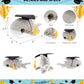 DolliBu Big Eye Shark Graduation Plush Stuffed Animal - Cute Graduation Gift Plush Toy, Graduation Shark Plush with Graduation Hat for Stuffed Animal