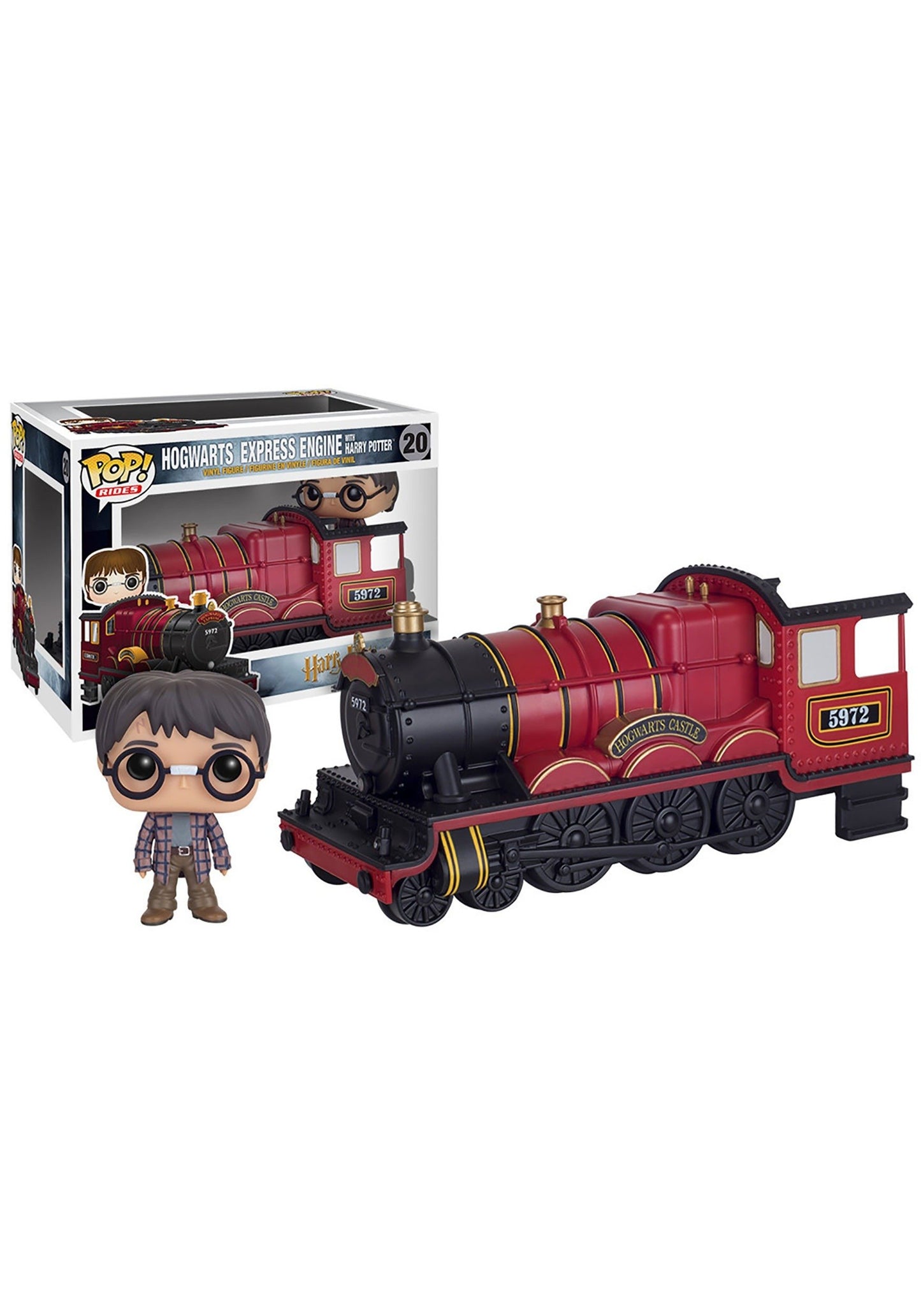 Funko POP Rides: Harry Potter - Hogwarts Express Engine with Harry Potter Action Figure