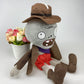 Suyudian 3 PCS PVZ Plush Toys - Plant & Zombies Guitar, Cowboy & Bandit Zombie Figures - Soft Stuffed Dolls - New