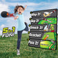 Zing Zooperball 2 Pack, Long-Distance Super Bounce & Throw Ball, Indoor & Outdoor Fun Flyer, for Ages 8 and Up
