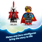 LEGO DREAMZzz Mateo’s Fire Chameleon Building Toy - Pretend Play Set for Kids, Ages 7+ - Storytelling Toy for Boys & Girls - 2 Construction Modes