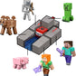 Mattel Minecraft Toys, Creeper Action Figure with Accessory & Redstone Building Piece, 3.25-inch Scale Collectible Set Inspired by Video Game
