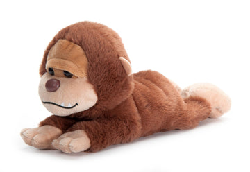 The Petting Zoo Bigfoot Yeti Stuffed Animal Plushie Slap Bracelet, Gifts for Kids, Slapstix Wildlife Animals, Brown Bigfoot Plush Toy, 9 inches