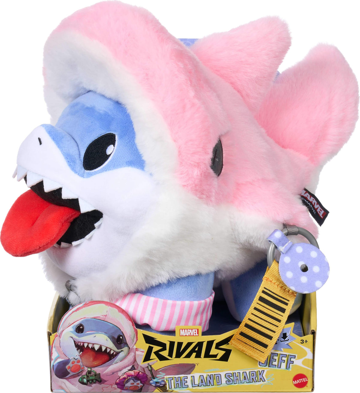 Mattel Marvel Adult Collector Plush Jeff the Shark Pink Dolphin