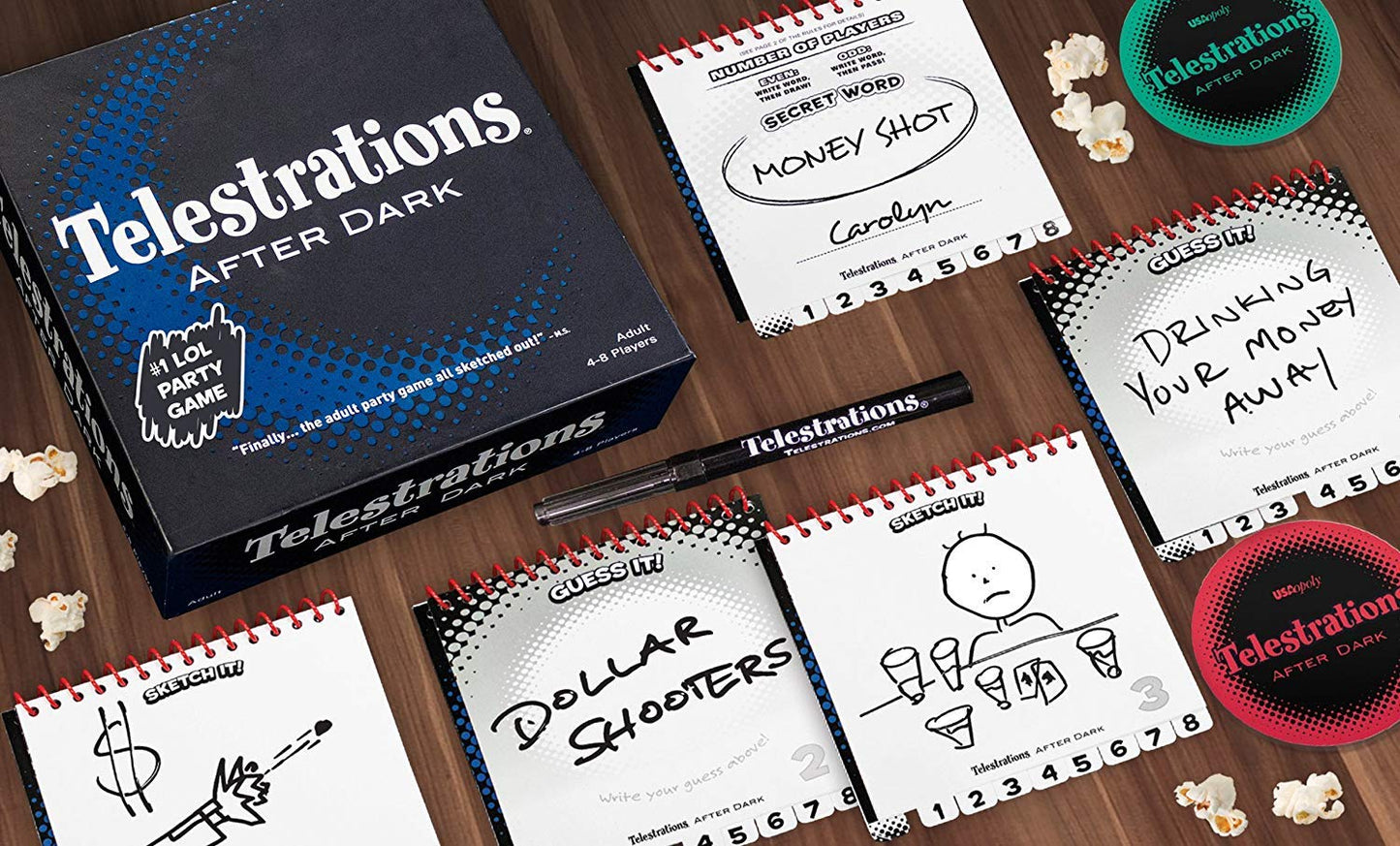 Usaopoly Telestrations After Dark Board Game