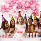 Pink Bow Birthday Decorations for Girls Women, Coquette Birthday Decorations, Fringe Curtain, Foil Balloons, Cake Toppers, Bows Theme Party Decor Girl