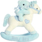 Aurora® Melodious Musicals! Baby Boy Rocking Horse™ Baby Stuffed Animal - Musical Entertainment - Engaging Play - Blue 11 Inches