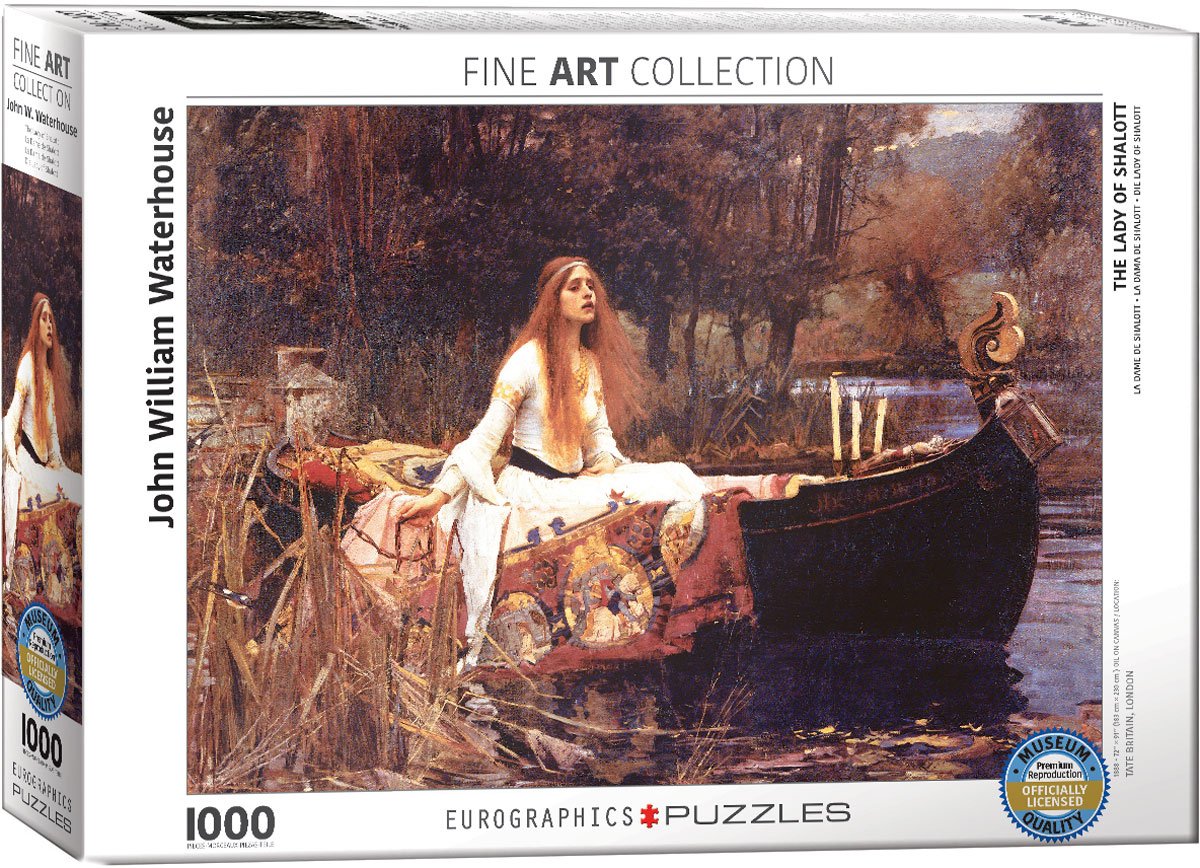 EuroGraphics Lady of Shalott by John William Waterhouse Puzzle (1000-Piece)