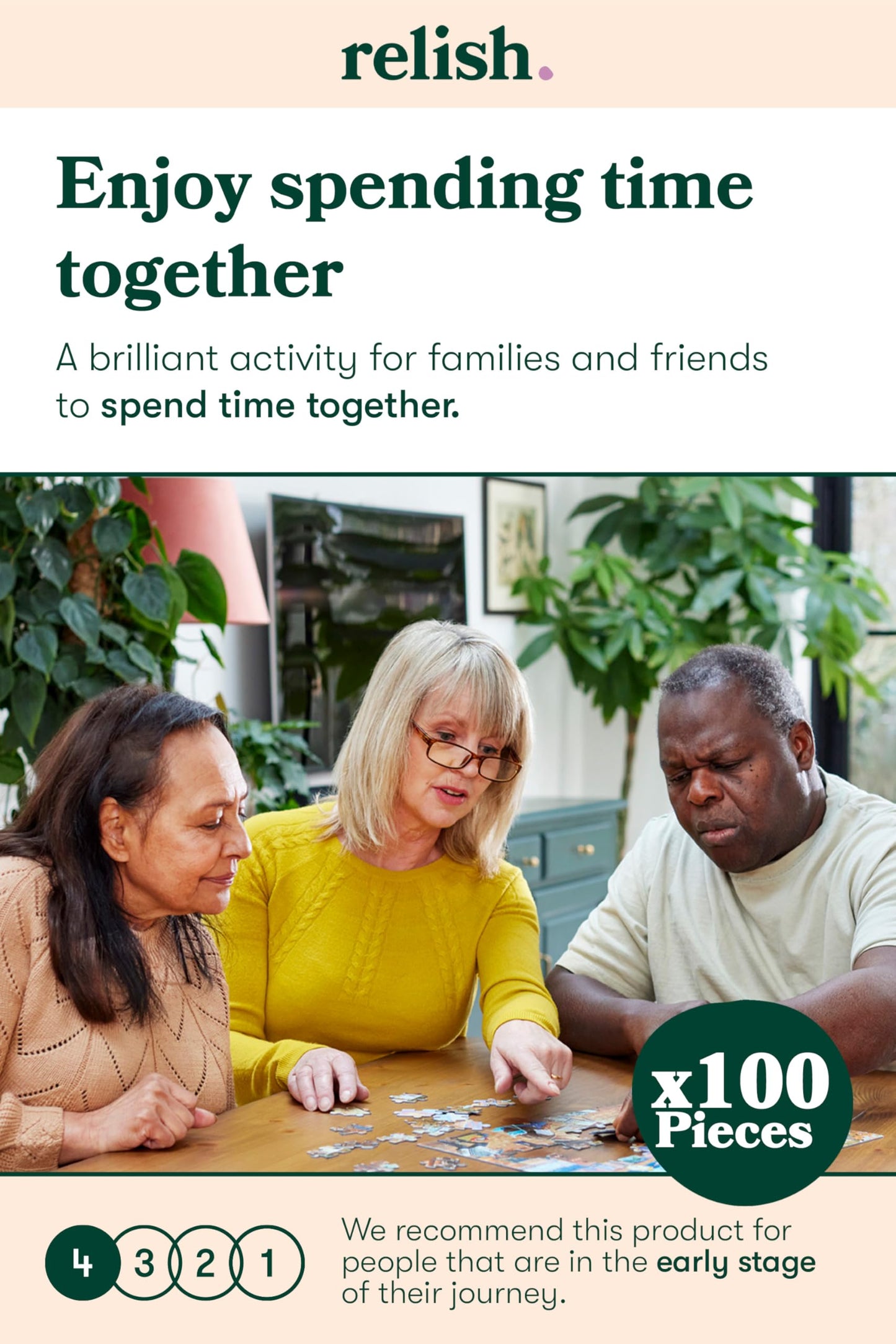 Relish - Dementia Jigsaw Puzzle for Adults, 100 Piece Great Outdoors Puzzle - Activities & Gifts for Seniors with Alzheimer's