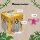 TDC Games Monkey Run - Monkey Linking Chain Game in Tin Box, 32 Colorful Animal Figures, Four Games in One, Travel Games for 1-4 Players, Dexterity