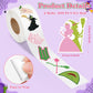 GUjianzhi 1000Pcs Witch Musical Stickers, Pink Crown Black Hat Green Broom Adhesive Decals for Kids Girls, Wicky Witch TV Movie Merchandise Party