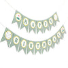 Golf Happy Birthday Banner - Golf 1st/First Year Party Decoration,Hole In One Party Banner,Hole In One First Year Banner (banner-3)