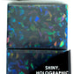 Premium Preferred Protection 100 Black Holographic Card Sleeves Perfect Fit Shiny Trading Card Sleeves Standard Size Sleeves | Compatible with