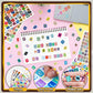 2760 PCS Letter Stickers for Scrapbooking, 40 Sheets Magazine Alphabet Stickers, Self-Adhesive Vinyl Small Ransom Stickers for Journaling Junk Journal