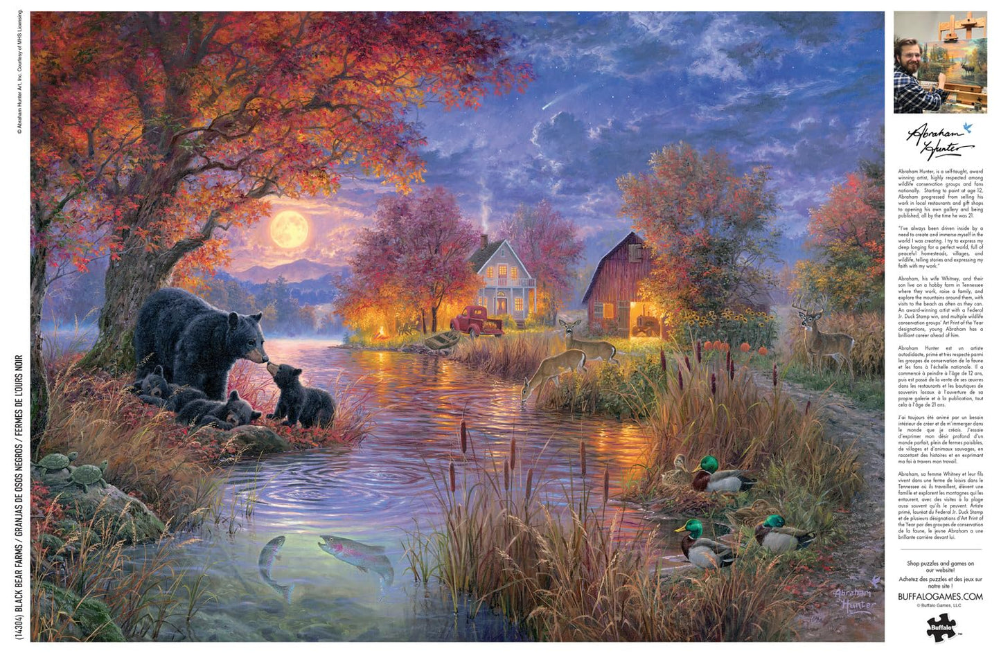 Buffalo Games - Black Bear Farms - 1000 Piece Jigsaw Puzzle for Adults