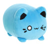 Aurora® Enchanting Tasty Peach® Electric Blue Meowchi Stuffed Animal - Bright & Colorful Design - Showpiece Plush - 7 Inches