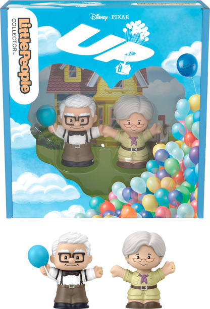 Little People Collector Disney Pixar UP Special Edition Set for Movie Fans, 2 Character Figures in a Display Package (Amazon Exclusive)