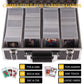 TONYLAIJIANTAO Toploaders Storage Box fits 3" x 4" 35pt Rigid Card, Trading Cards, Sports Cards?Graded Card ? (Holds 500+ Toploaders) (Black)
