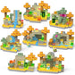 FXZYIXS Magnetic Blocks, 200-Piece Build Knight&Princess Magnet Game Set, Magnetic Tiles Building Blocks STEM Sensory Creative Toys Games for Toddler