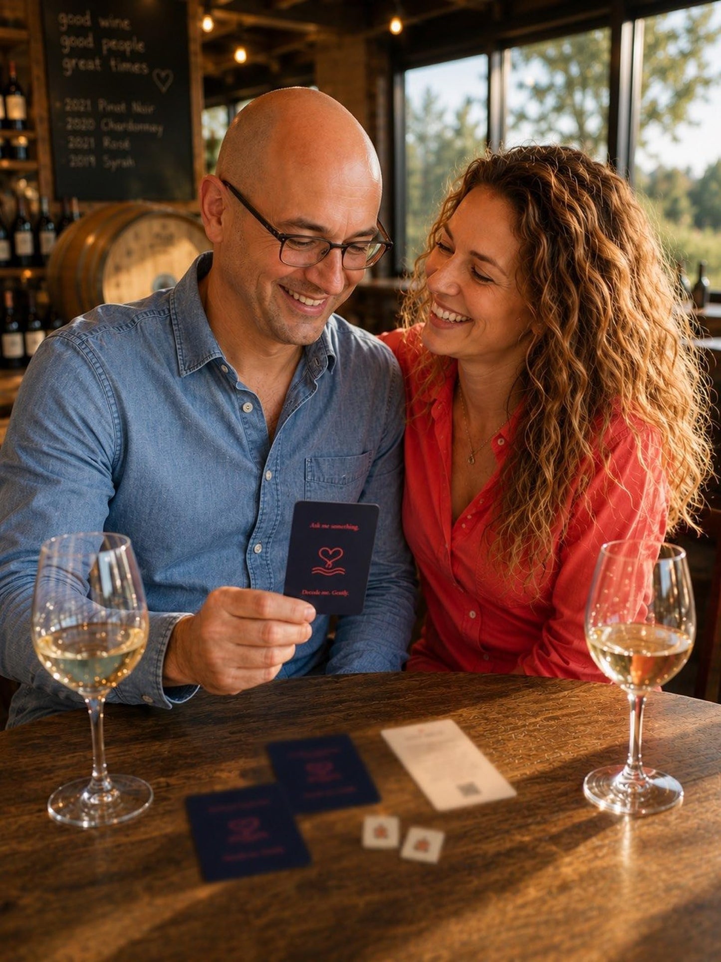 The Gentle Code Couples Card Game - 150 Conversation & Action Cards, 5 Progressive Levels, Token Reward System - Date Night Gift for Couples