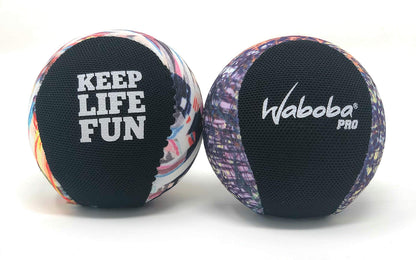 Waboba Pro Bouncing Balls Pool Toys Set | 2 Pack Bundle | Lake & Pool Balls | Summer Gift for Kids | Outdoor Water Bounce Skipping Balls