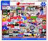 White Mountain 1000 Piece Jigsaw Puzzle British Landmarks, I Love England