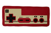 Little Buddy Super Mario 30th Anniversary Retro FC30 Game Controller Stuffed Pillow, 19", Multicolor