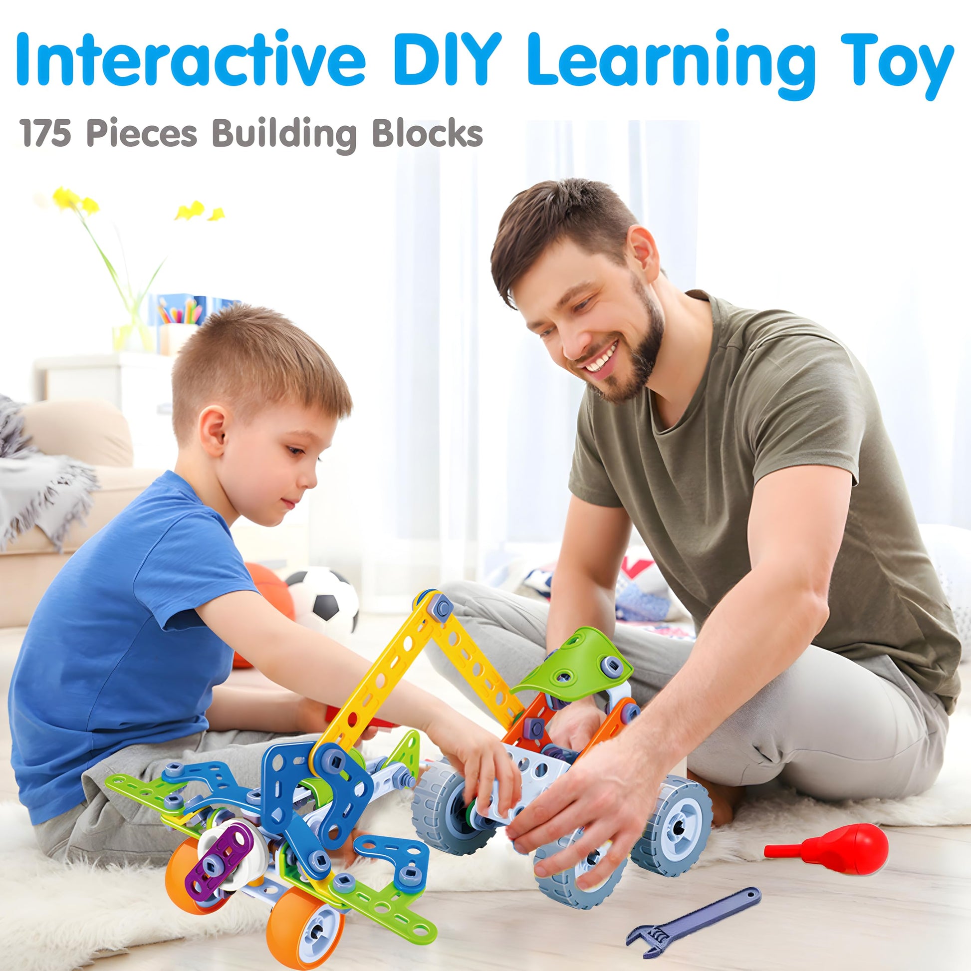 11 in 1 STEM Kits Building Toys for Kids Ages 4-8 5-7, Stem Toys for 4 5 6 7 8 Year Old Boy Birthday Gift, Educational Construction Set for Boys 4-6