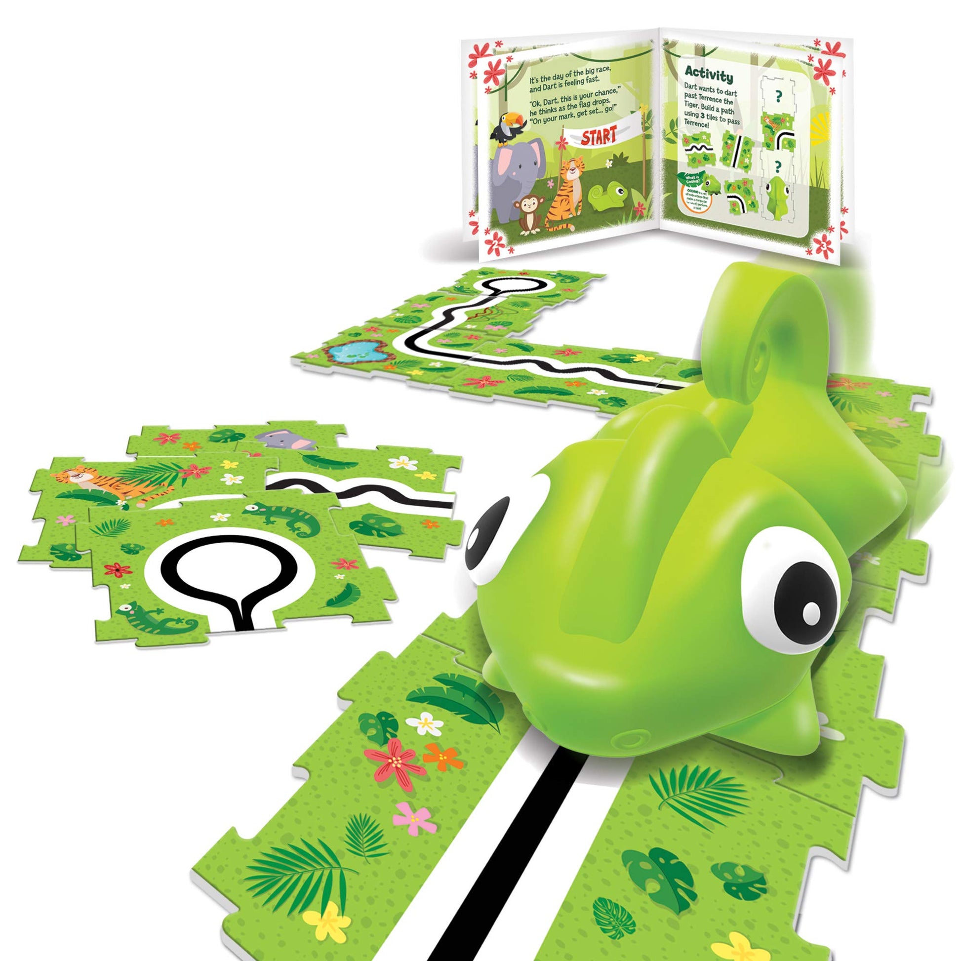 Learning Resources Coding Critters Go Pets Dart The Chameleon Coding Robot, Screen Free Toys For Kids, Electronic Learning & Education Toys, For Boys