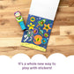 Melissa & Doug Sticker Wow!™ 24-Page Activity Pad and Sticker Stamper, 300 Stickers, Arts and Crafts Fidget Toy Collectible Character - Disney Buzz