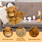 lonfypeng Nurturing Cow Stuffed Animal with 2 Plush Babies,Baby Stuffed for Girls and Boys Plushy Mommy Cattle with Baby Cattle for Birthday Party