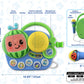 eKids Cocomelon Toy Singalong Boombox with Microphone and Built-in Music, Toddler Toys for Fans of Cocomelon Gifts