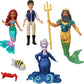 Mattel Disney The Little Mermaid Ariel's Adventures Story Set with 4 Small Dolls and Accessories, Toys Inspired by the Movie