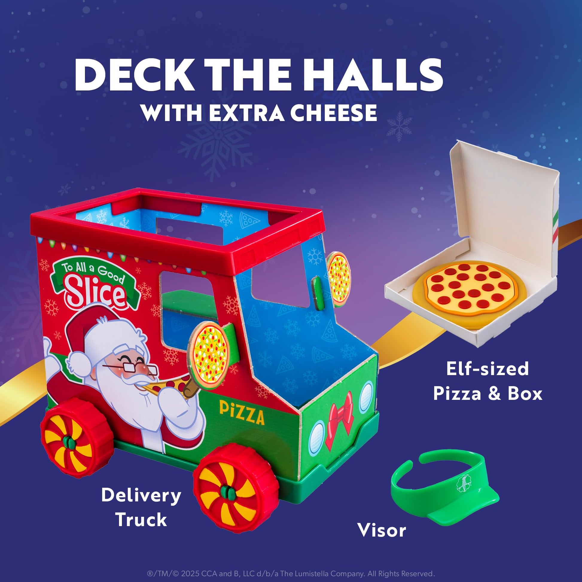 The Elf on the Shelf Polar Props Pizza Truck Play Set