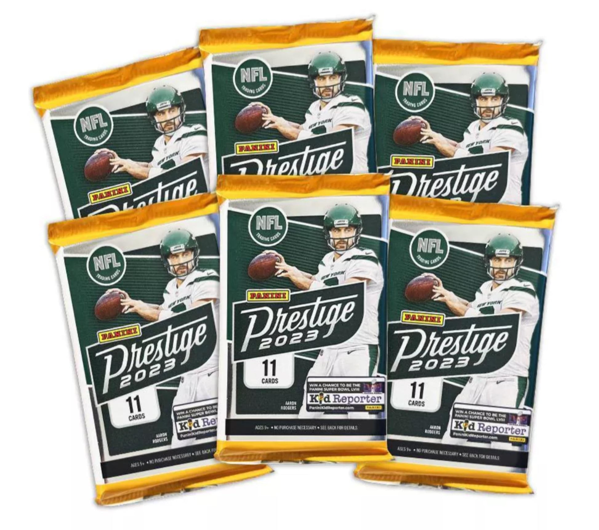 2023 Panini Prestige Football Trading Card Blaster - 66 Football Cards - Look for Rookies of CJ Stroud, Anthony Richardson, Will Levis, Bryce Young