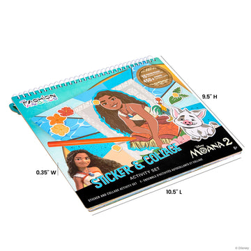 Fashion Angels Disney Moana 2 Sticker & Collage Activity Set
