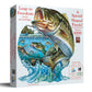 SUNSOUT INC - Leap to Freedom - 1000 pc Special Shape Jigsaw Puzzle by Artist: Jon Q. Wright - Finished Size 26.5" x 30.5" Fish - MPN# 96092