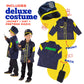 Police Car Pop Up Play Tent with Sound Button and Policeman Officer Costume for Kids, Toddlers, Boys, Girls, Indoors & Outdoors - Playhouse
