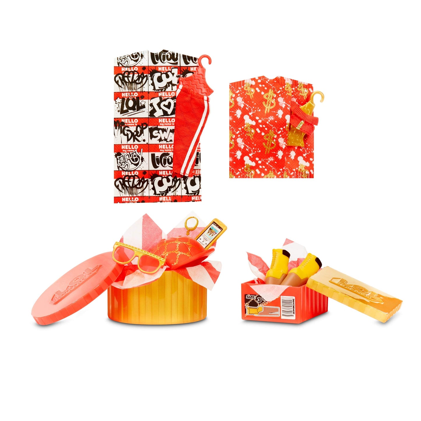 L.O.L. Surprise! JK Mini Fashion Doll MC Swag with 15 Surprises Including Dress Up Doll Outfits, Exclusive Accessories - Gifts for Girls and Mix Match