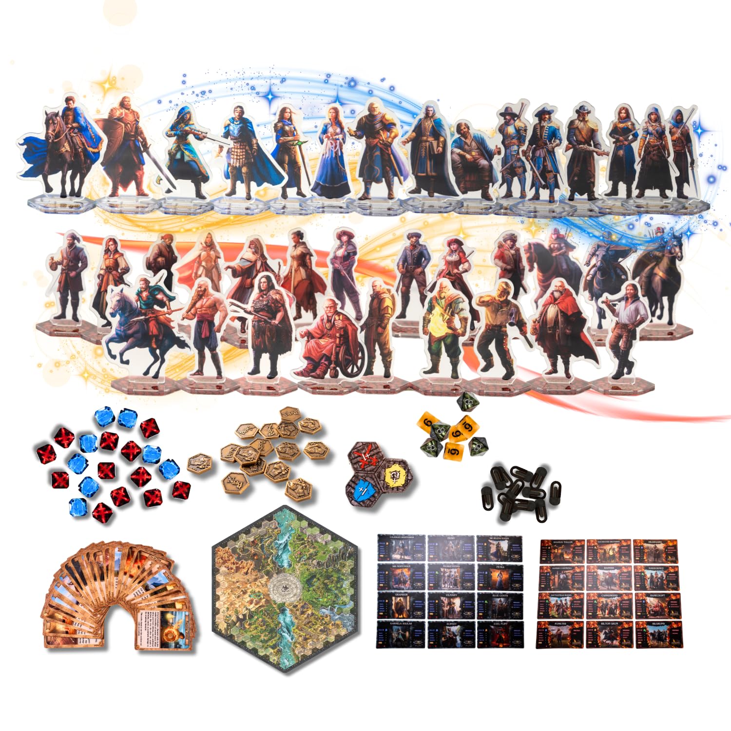 Barnburners and Noblemen: Master Set - NEW Fantasy Tabletop Wargame, Competitive Strategy Game for 2-4 Players, Ages 12+