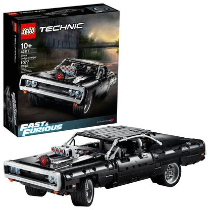 Lego Technic 42111 La Dodge Charger de Dom, Maquette Voiture de Course a Construire Fast and Furious, Idée Cadeau