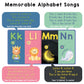 Learning Bugs Interactive Letter Song Book for 1 Year olds - 26 Alphabet Songs, Nursery Rhyme Tunes, ABC Recital for 2 Year olds, Sturdy Pages