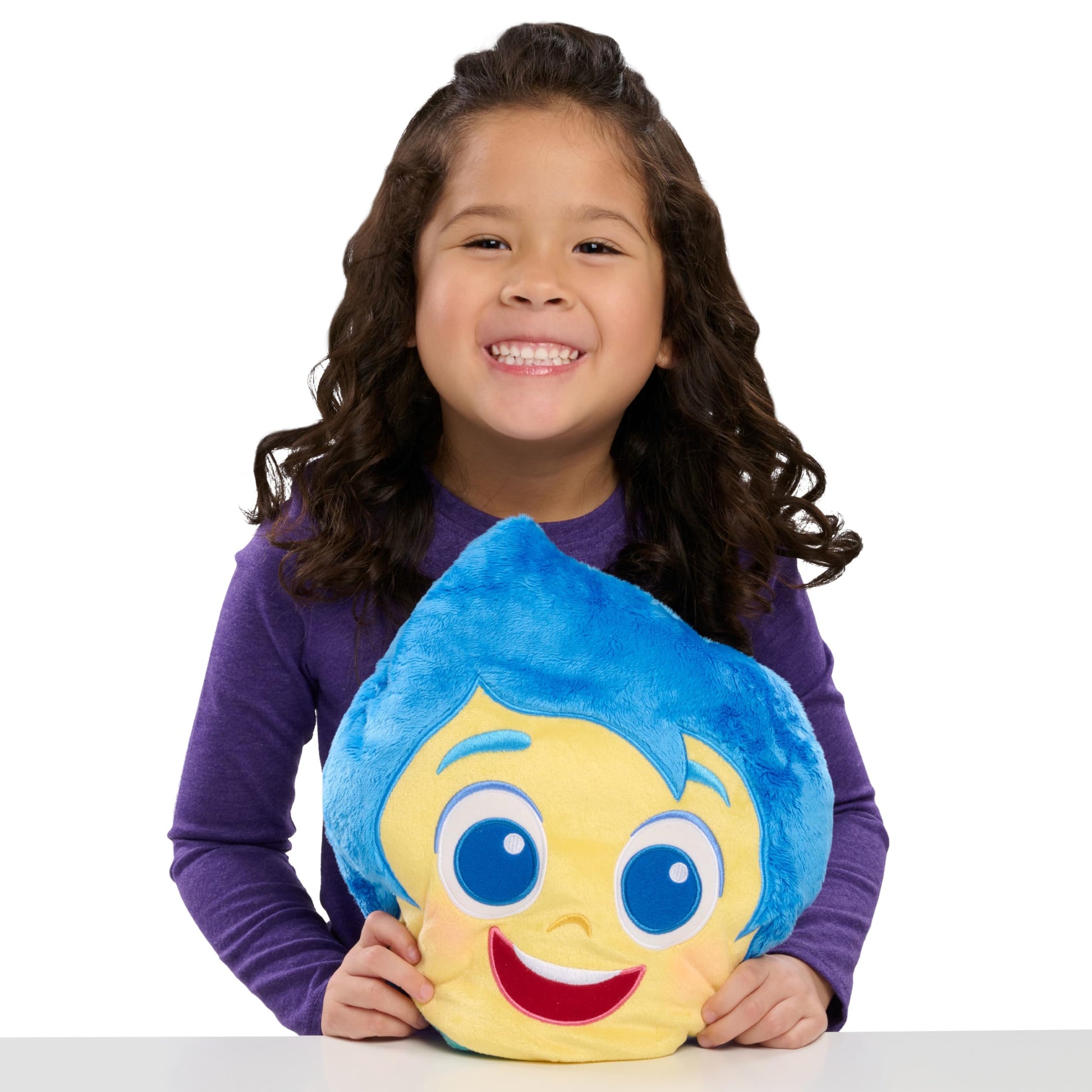 Inside Out 2 Flip-A-Mood Reversible Plush Joy/Sad, Easter Basket Fillers, Gifts, Presents, Kids Toys for Ages 3 Up by Just Play, Kids Toys for Ages 3