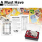 Passive Paradise Card Grading Centering Tool Set for Pokemon - Magnifying Tool & Cleaning Cloth Included - Trading Card Submission Pre-Inspection Kit