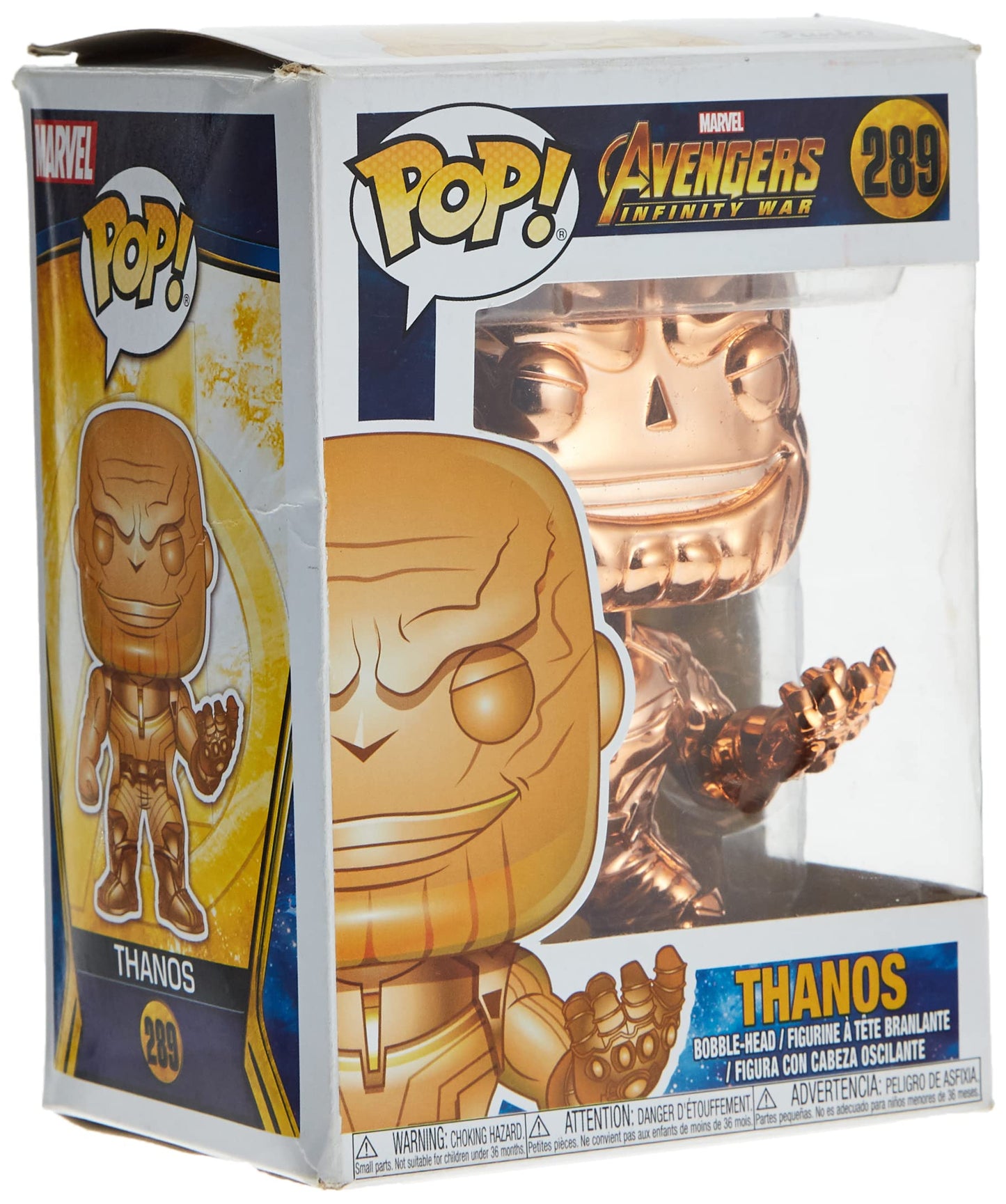 Pop Funko Thanos Orange Chrome Walmart Exclusive Vinyl Figure