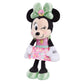 Disney Junior Minnie Mouse 8-Inch Beanbag Plush, Minnie Mouse in Pink Sweet Treats Dress, Stuffed Animal