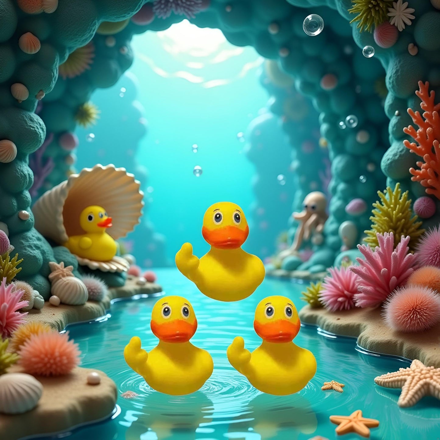 3Pcs Yellow Rubbers Ducks, Cute Small Rubbers Ducks Funny Rubber Ducky Car Accessories for Car Dashboard Decorations,Bath